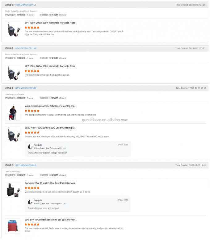 পলস 200W 300W স্যুটকেস ফাইবার লেজার পরিষ্কার মেশিন মরিচা অপসারণ মেশিন 11