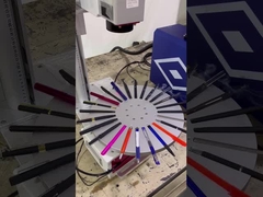 20w রোটারি টেবিল ফাইবার লেজার মার্কিং মেশিন